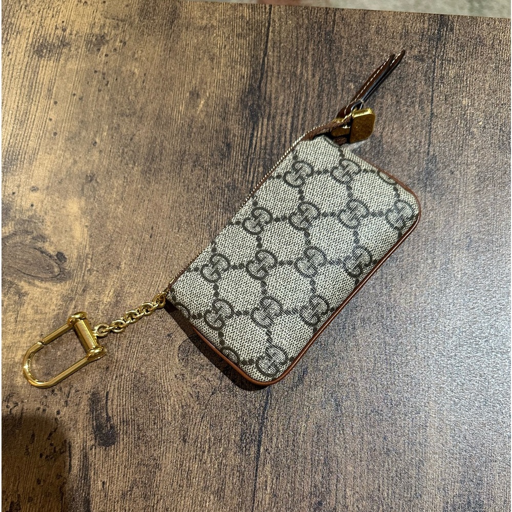 Gucci ophidia Key Case - beige monogram